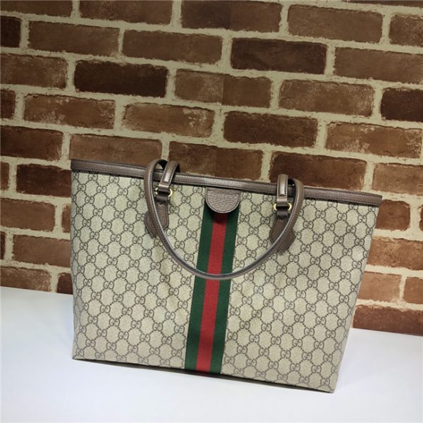 Gucci Ophidia Medium Tote With Web 631685 (Varied Colors) - Image 13