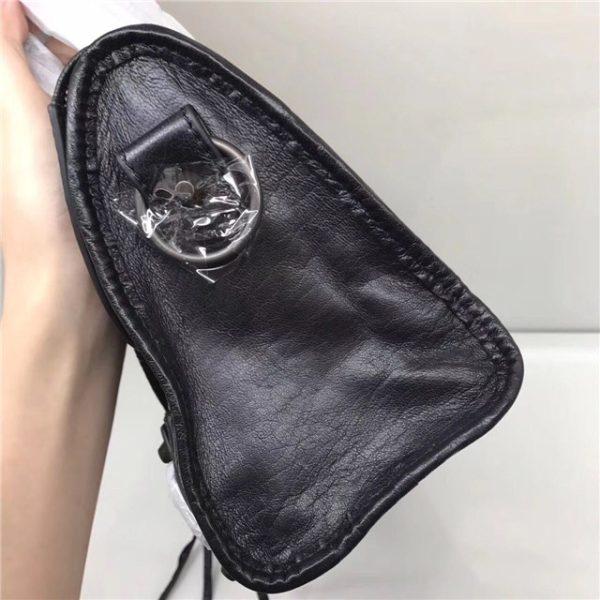 Balenciaga Classic Mini Lambskin City Tote Bag (Varied Colors) - Image 4