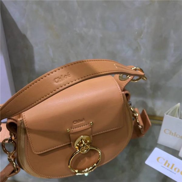 Chloe Small Tess bag 28818 shiny & suede calfskin (Varied Colors) - Image 12