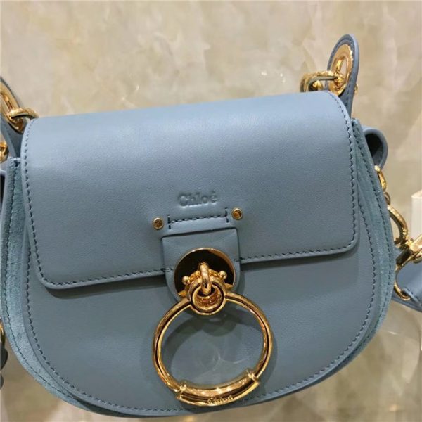 Chloe Small Tess bag 28818 shiny & suede calfskin (Varied Colors) - Image 21
