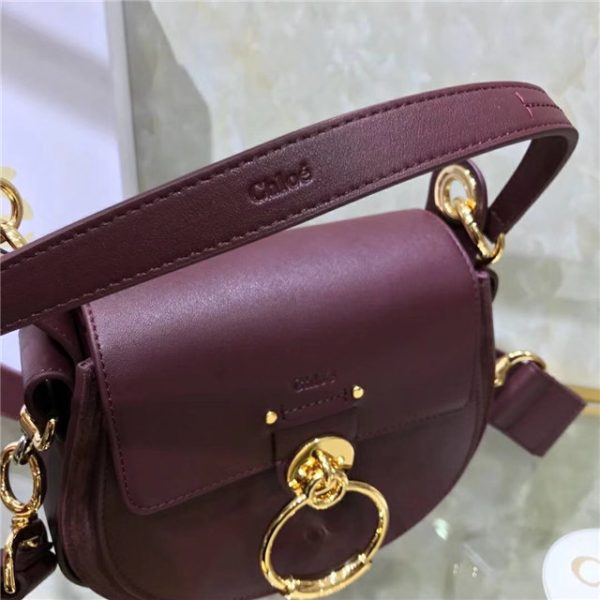 Chloe Small Tess bag 28818 shiny & suede calfskin (Varied Colors) - Image 30