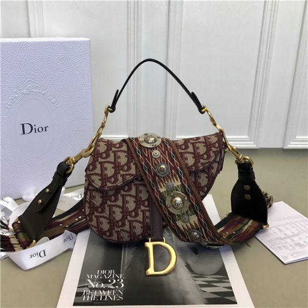 Christian Dior Mini Saddle bag 44602 (Varied Colors) - Image 37