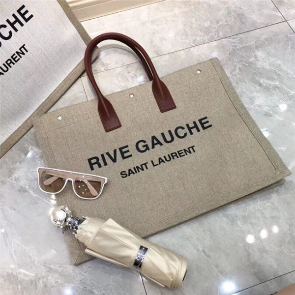 Yves Saint Laurent Rive Gauche Tote Bag 8098 (Varied Colors) - Image 4