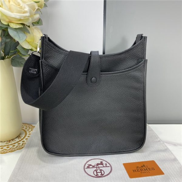 Hermes Evelyne PM Shoulder Bag Clemence 1189 (Varied Colors) - Image 4