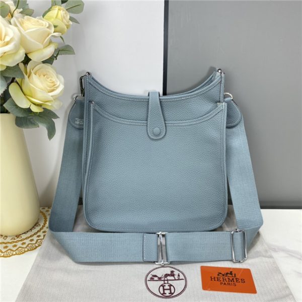 Hermes Evelyne PM Shoulder Bag Clemence 1189 (Varied Colors) - Image 27
