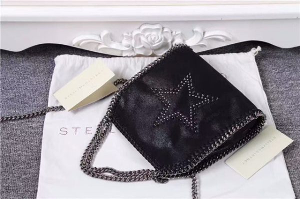 Stella McCartney Tiny Falabella tote 85902 Black - Image 4