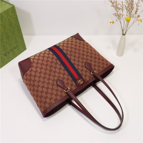 Gucci Ophidia Medium Tote With Web 631685 (Varied Colors) - Image 23
