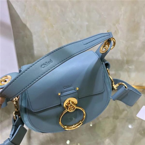 Chloe Small Tess bag 28818 shiny & suede calfskin (Varied Colors) - Image 22
