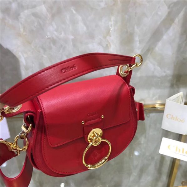 Chloe Small Tess bag 28818 shiny & suede calfskin (Varied Colors) - Image 60