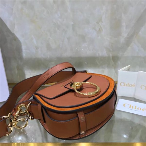 Chloe Small Tess bag 28818 shiny & suede calfskin (Varied Colors) - Image 66