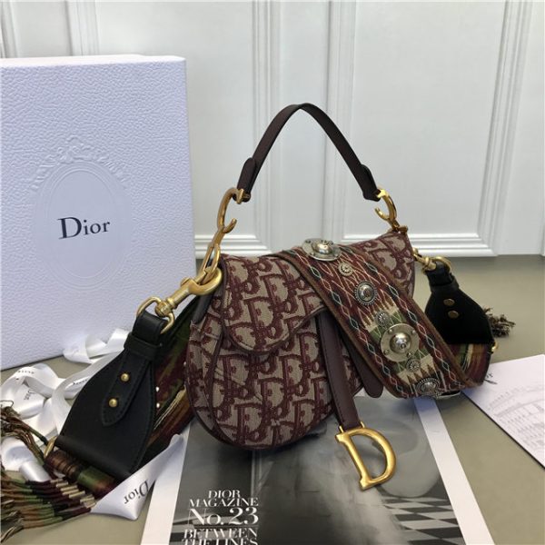 Christian Dior Mini Saddle bag 44602 (Varied Colors) - Image 38