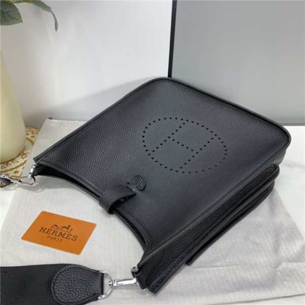 Hermes Evelyne PM Shoulder Bag Clemence 1189 (Varied Colors) - Image 5