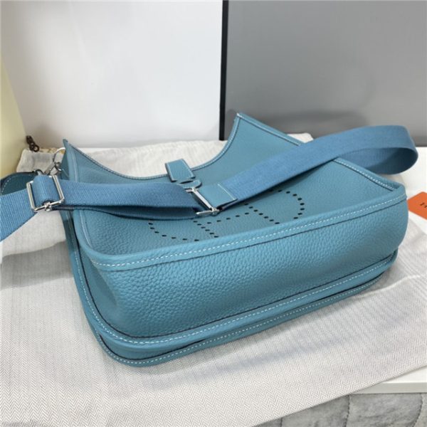 Hermes Evelyne PM Shoulder Bag Clemence 1189 (Varied Colors) - Image 17