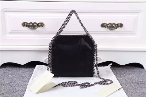 Stella McCartney Tiny Falabella tote 85902 Black - Image 5