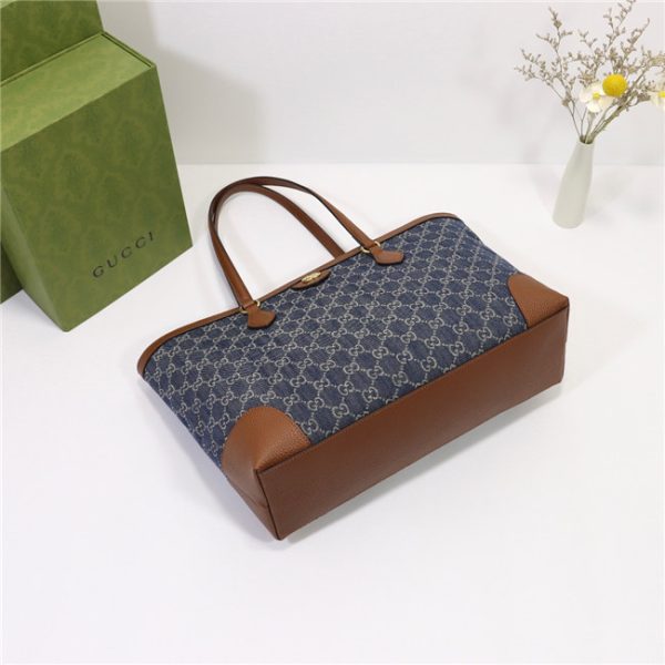 Gucci Ophidia Medium Tote With Web 631685 (Varied Colors) - Image 6