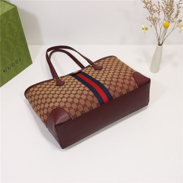 Gucci Ophidia Medium Tote With Web 631685 (Varied Colors) - Image 24