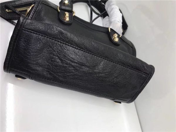 Balenciaga Classic Mini Lambskin City Tote Bag (Varied Colors) - Image 15