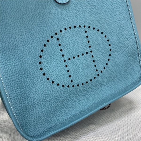 Hermes Evelyne PM Shoulder Bag Clemence 1189 (Varied Colors) - Image 18