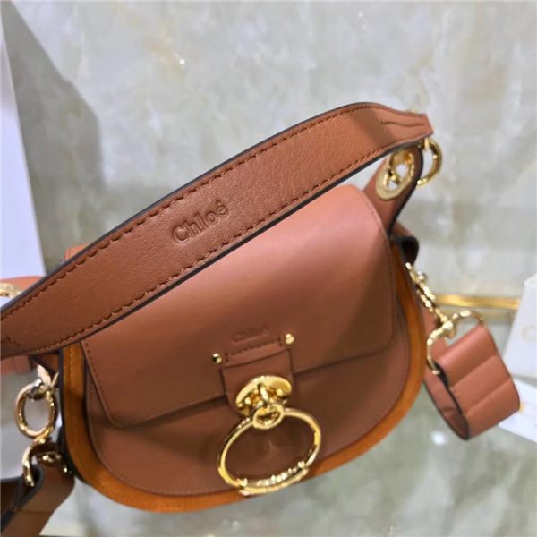 Chloe Small Tess bag 28818 shiny & suede calfskin (Varied Colors) - Image 68