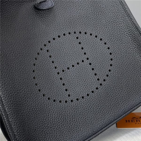 Hermes Evelyne PM Shoulder Bag Clemence 1189 (Varied Colors) - Image 7