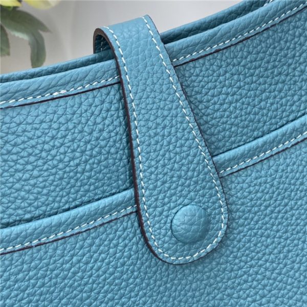 Hermes Evelyne PM Shoulder Bag Clemence 1189 (Varied Colors) - Image 19