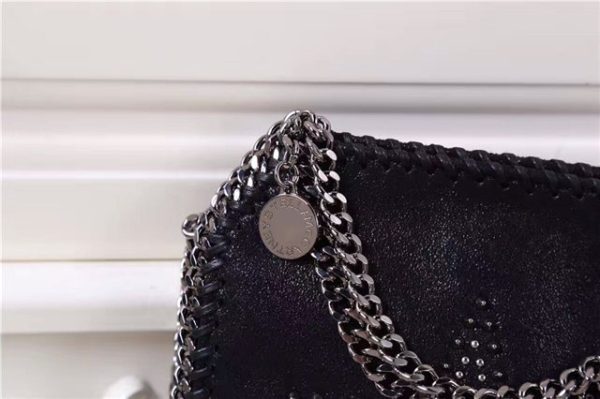 Stella McCartney Tiny Falabella tote 85902 Black - Image 7