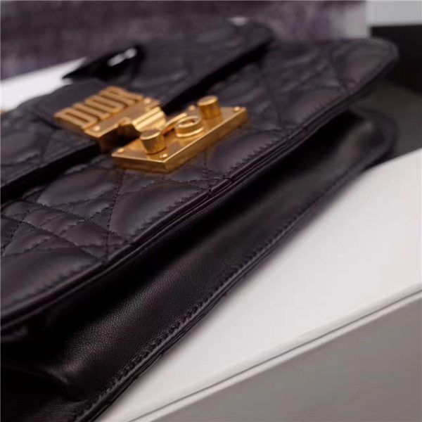 Dior "Dioraddict" Medium Flap Bag 55039 Black - Image 8