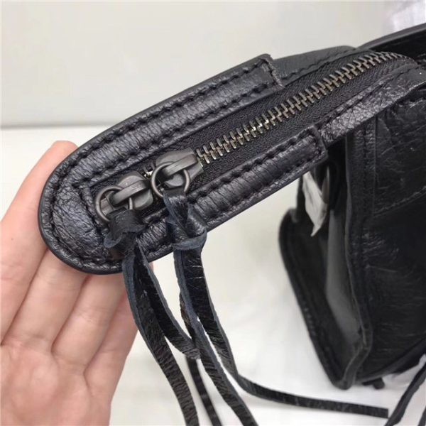 Balenciaga Classic Mini Lambskin City Tote Bag (Varied Colors) - Image 8