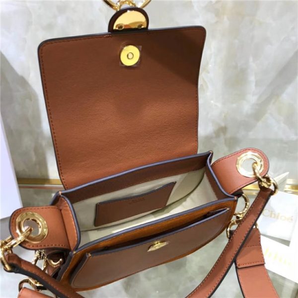 Chloe Small Tess bag 28818 shiny & suede calfskin (Varied Colors) - Image 69