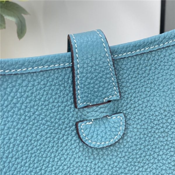 Hermes Evelyne PM Shoulder Bag Clemence 1189 (Varied Colors) - Image 20