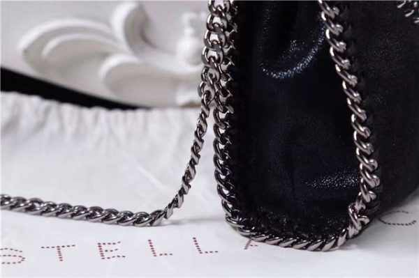 Stella McCartney Tiny Falabella tote 85902 Black - Image 8