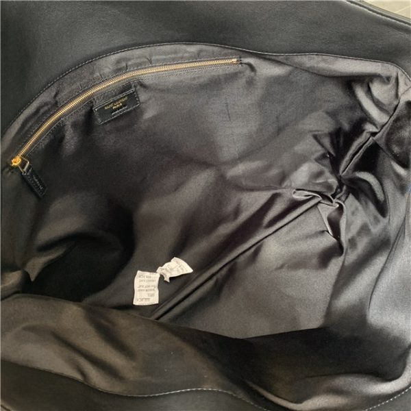 YSL Icare Maxi Shopping Bag 698651 Black - Image 9