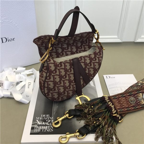 Christian Dior Mini Saddle bag 44602 (Varied Colors) - Image 42