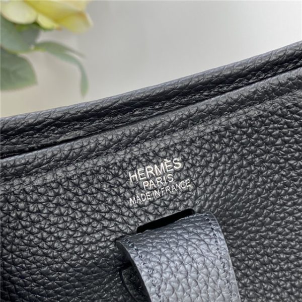 Hermes Evelyne PM Shoulder Bag Clemence 1189 (Varied Colors) - Image 9