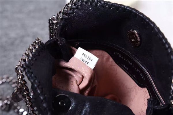 Stella McCartney Tiny Falabella tote 85902 Black - Image 10