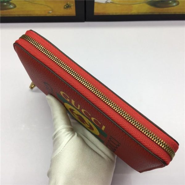 Gucci Print Leather Zip Around Wallet (Varied Colors) - Image 13