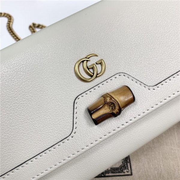Gucci Diana Chain Wallet With Bamboo (Varied Colors) - Image 53
