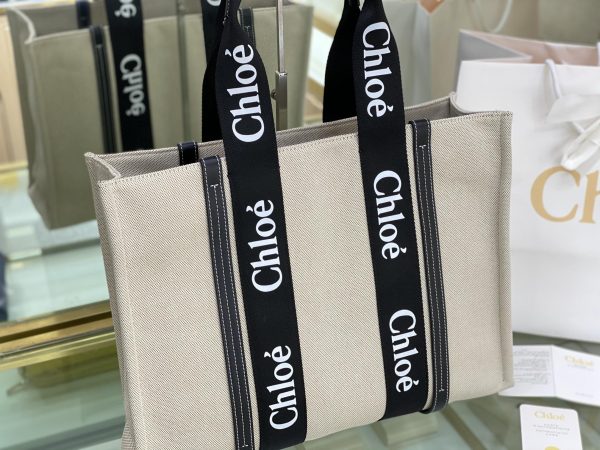 Chloe Large Woody Tote (Varied Colors) - Image 4