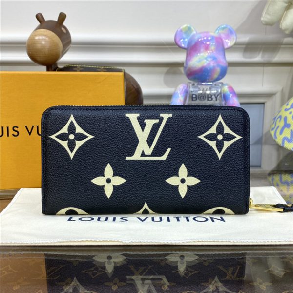 Louis Vuitton Zippy Wallet Black/Beige - Image 5