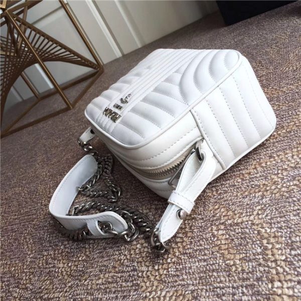 Prada Diagramme Leather Cross-Body Bag (Varied Colors) 1BD083 - Image 5