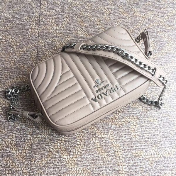 Prada Diagramme Leather Cross-Body Bag (Varied Colors) 1BD083 - Image 23