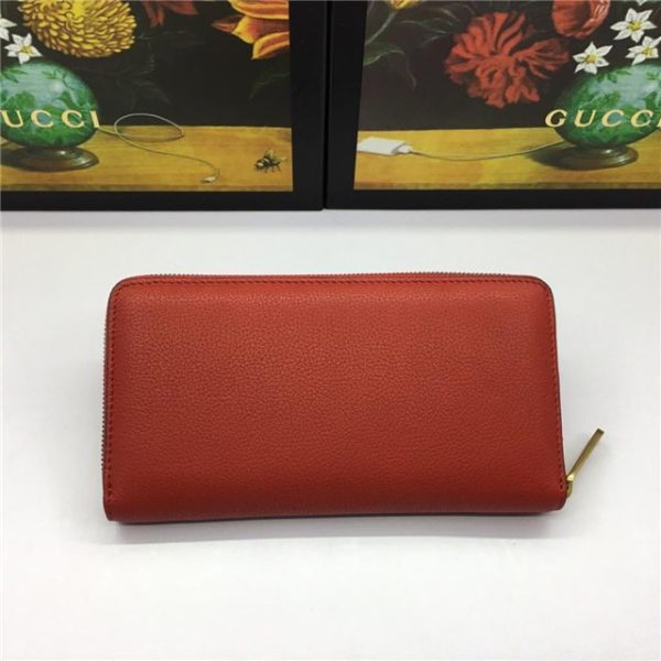 Gucci Print Leather Zip Around Wallet (Varied Colors) - Image 14