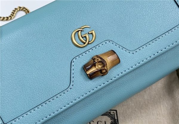 Gucci Diana Chain Wallet With Bamboo (Varied Colors) - Image 14