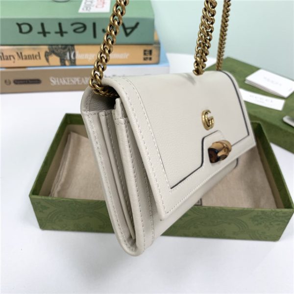 Gucci Diana Chain Wallet With Bamboo (Varied Colors) - Image 52