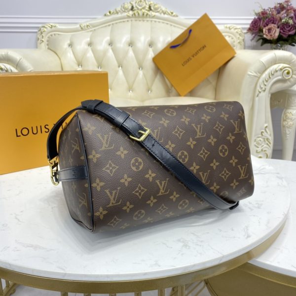 Louis Vuitton Speedy Bandouliere 30 Monogram Black M41112 - Image 5