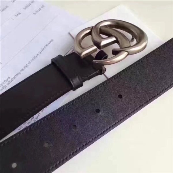 Gucci Leather Belt Replica with Double G Buckle (Varied Colors) - Image 15