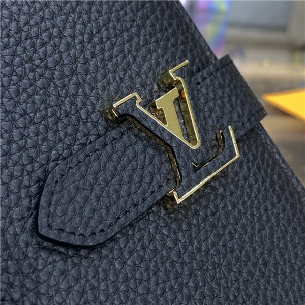 Louis Vuitton Vertical Wallet Black - Image 6