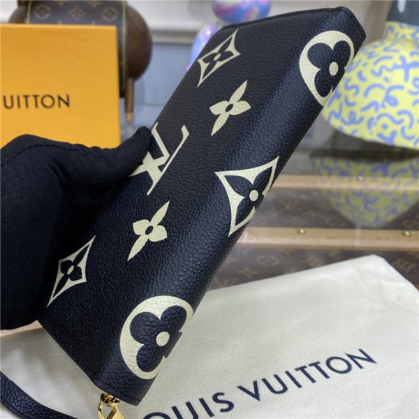 Louis Vuitton Zippy Wallet Black/Beige - Image 6