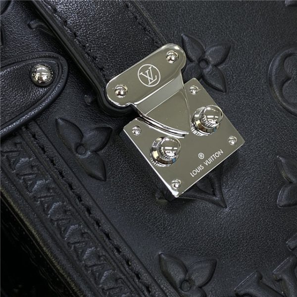 Louis Vuitton Side Trunk Black Leather - Image 6