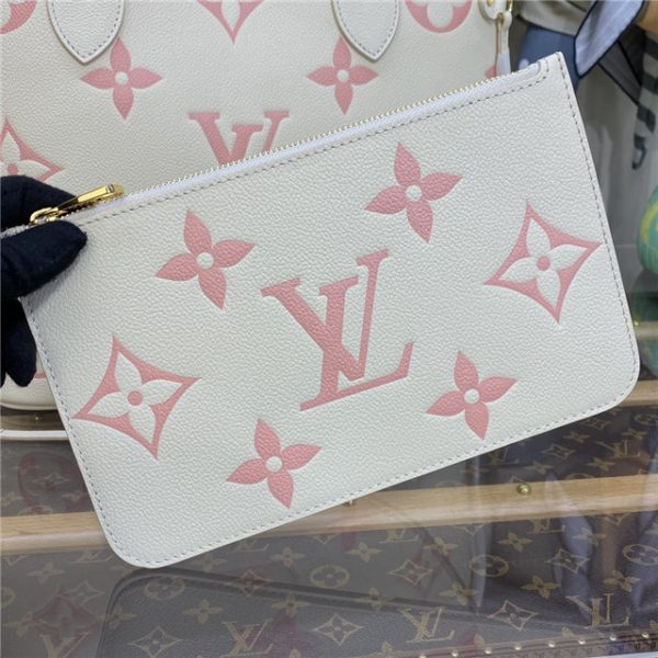 Louis Vuitton Neverfull MM Creme/Rose Trianon - Image 6
